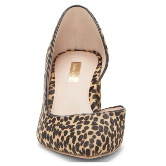NIB LOUISE ET CIE Puss Print Flare Heel Pump Sz.6 - Picture 3 of 8